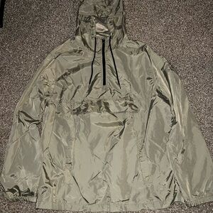 Forever 21 Vintage OG Dark Green Fashion Windbreaker Jacket